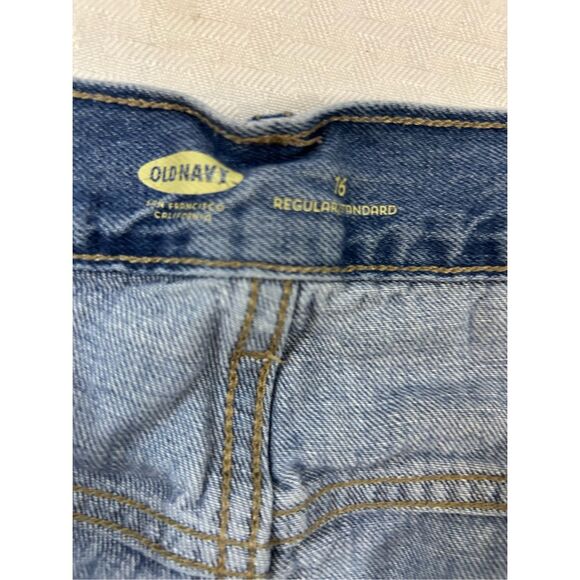 Old navy cut off jean denim shorts women’s 16 concert festival style - Picture 4 of 7